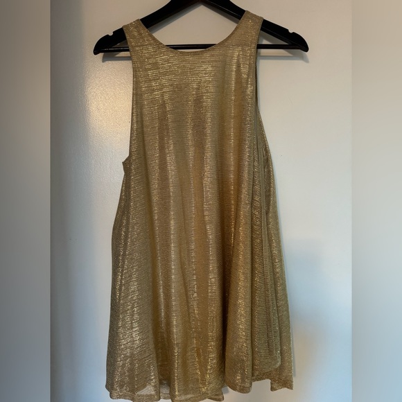 gold mini dress - Picture 1 of 3